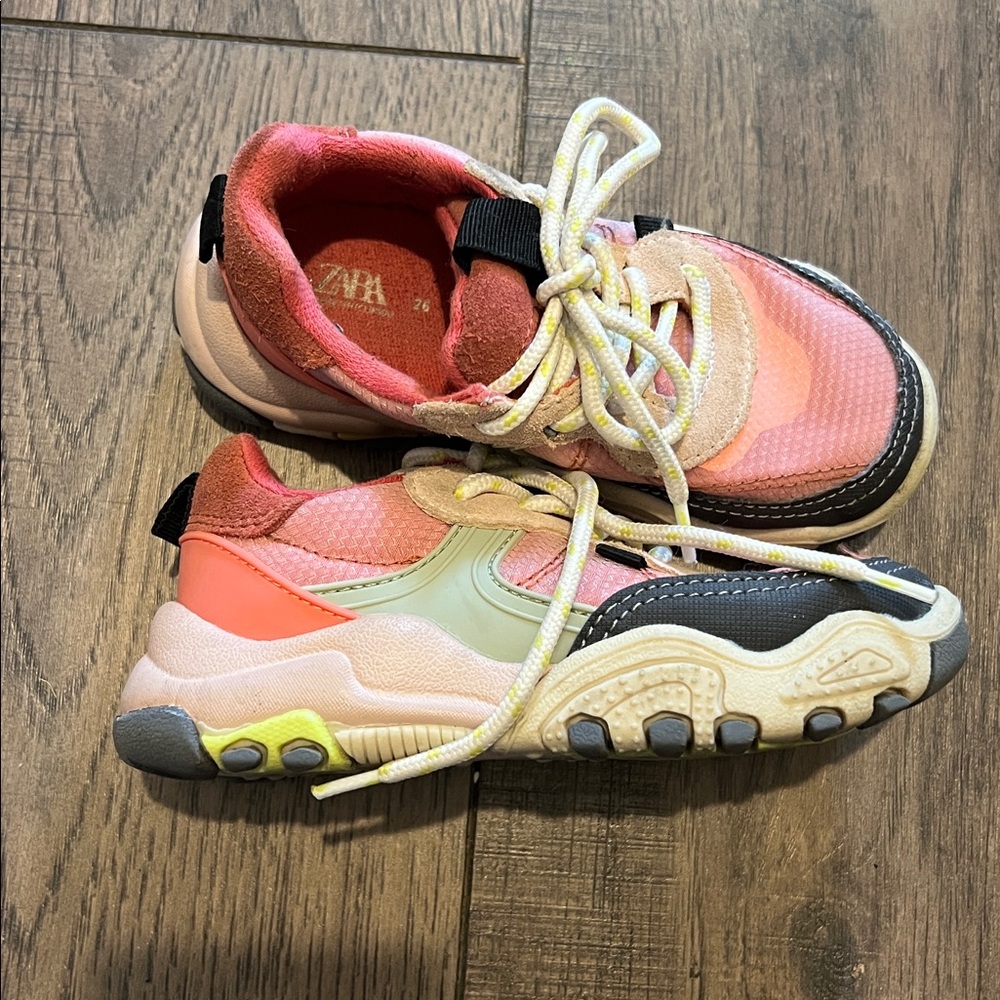 Zara Kids Pink Sneakers